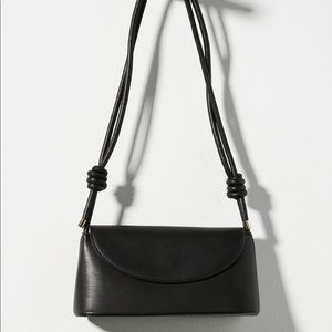 Anthropologie Knottet Shoulder Bag in Black